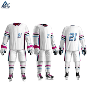 Créez votre propre maillot de hockey personnalisé de haute qualité avec un design nouveau et un prix raisonnable, uniforme de hockey sur glace confortable - Product Image 1