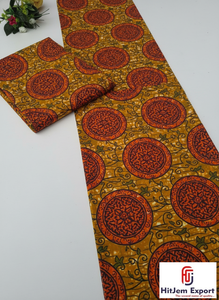 Tissu en coton imprimé africain de qualité supérieure de Freetown pour vêtements traditionnels et décoration intérieure - Product Image 6