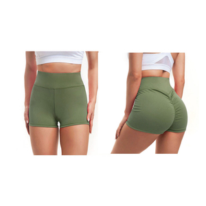 Shorts de Yoga de Compresión de Alta Calidad, Sólidos, Personalizados, Transpirables, Ecológicos, con Colores y Logotipo Personalizados, Talla Personalizada, Estilo Booty Short - Product Image 3