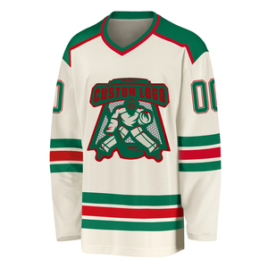 Ensemble de vêtements de sport personnalisés pour équipes, maillot de hockey sur glace, vêtements de performance légers pour athlètes, maillot de hockey sur glace - Product Image 2
