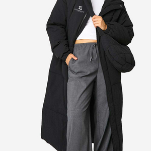 <b>Women</b> <b>Puffer</b> Coat Winter Warm Hooded Fashion Padding Outdoor Windproof Solid Color <b>Lightweight</b> High Quality Custom Logo <b>Jacket</b> - Product Image 4