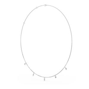 Collar con Colgante de Diamantes Cultivados en Laboratorio con Múltiples Formas, Joyería Fina de 18 Pulgadas - Product Image 5