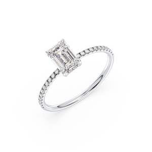 Bagues de fiançailles et de mariage en or massif 14 carats avec diamants HPHT CVD cultivés en laboratoire, vente directe d'usine REYES, pour femmes, bijoux fins. - Product Image 1