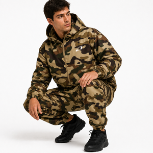 New Arrival Fashionable Custom <b>Men</b> <b>Jacket</b> Windbreaker <b>Camo</b> <b>Jacket</b> Waterproof Hoodies Windbreaker Plus Size Front Zip with Hooded - Product Image 6