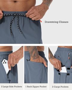 <b>Mens</b> Fashion Bermuda Shorts Comfortable Relaxed Fit <b>Summer</b> Casual Outdoor Wear Drawstring Elastic Waist Floral Pattern Front - Product Image 5