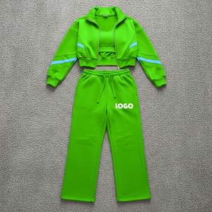 Women's Pink Tracksuit Full Sleeve Solid Color Sporty Style With Side Pockets Drawstring Closure Regular Fit Spring Wear - Product Image 3