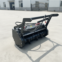 Accessori per Trincia Forestale Larghezza di Lavoro 970 mm per Mini Skid Steer Loader e Track Loader