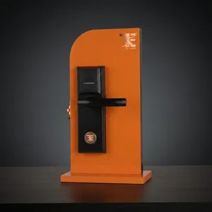 Cerradura Inteligente para Puerta de Hotel TES 301 SB Negra, Sistema de Control de Acceso con Tarjeta Electrónica RFID, Cerradura Digital Segura de Acero Inoxidable - Product Image 1