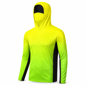 Camisa de Pesca Unisex de Talla Grande con Logotipo Personalizado, Transpirable, Antibacteriana, Manga Larga, UPF 50, Secado Rápido, Spandex/Poliéster - Product Image 5