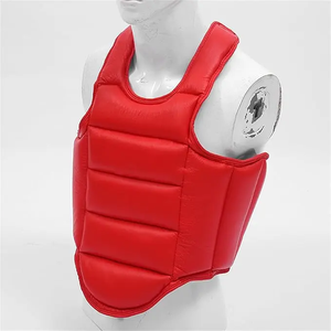 Protège-poitrine en cuir PU de haute qualité avec logo personnalisé, design sur mesure pour l'entraînement et le sparring de Taekwondo pour hommes - Product Image 3