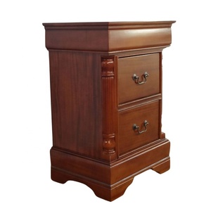 Ensemble de meubles de chambre à coucher en bois antique cadre de lit traîneau français fabriqué pour l'ameublement maison et hôtel de style européen classique - Product Image 3