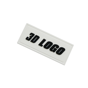 Écussons brodés en caoutchouc PVC souple imprimés de qualité supérieure, design 3D en relief, imperméables, tailles personnalisées pour vêtements, casquettes, chaussures - Product Image 1