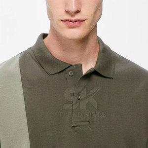 Camiseta Polo Lisa de Dos Tonos para Hombre, Diseño Personalizado, Alta Calidad, Precio Económico, Venta al Por Mayor - Product Image 5