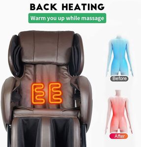 Fauteuil de massage ergonomique à gravité zéro avec technologie de massage intégral, airbags, rouleaux pour les pieds, pétrissage des mollets, Bluetooth, confort à domicile - Product Image 5