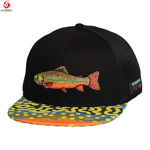 Casquette de camionneur style américain pour homme, respirante, en maille, avec fermeture snapback, idéale pour les aventures en plein air, les voyages et les sorties du week-end - Product Image 3