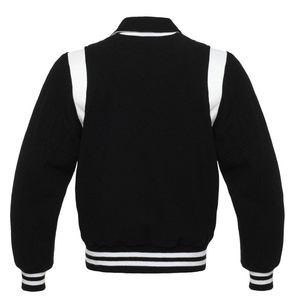 Men's High Quality Wool Varsity Jacket Premium Winter <b>Warm</b> Outerwear Stylish Sleeves Hot Selling High Street OEM Customizable - Product Image 4