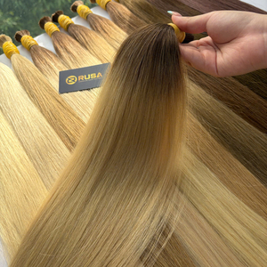 Extensiones de Cabello Humano Virgen Vietnamita Rusa Hanoi, Doble Trama a Máquina, Súper Doble Trama, 100g, Estilo Puntas Llenas, 1 Paquete - Product Image 2