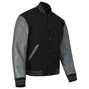 Chaqueta Varsity de Lona Recubierta de Secado Rápido Personalizada para Hombre, 100% Algodón, Cortavientos, Impermeable, Tallas Grandes, Largo Regular, Venta al Por Mayor - Product Image 2