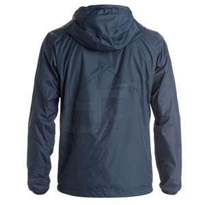 Oem Autumn Nylon Blue <b>Mens</b> Sports Custom Windbreak Running <b>Jacket</b> Windcheater /hooded Windbreaker <b>Jacket</b> <b>for</b> <b>Men</b> - Product Image 3