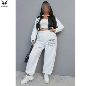 New Arrival Comfortable Women's Black And <b>White</b> Varsity <b>Jacket</b> With Letter S Logo Full Sleeve Button Up Collar Winter Wear - Product Image 4