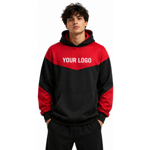 Sudadera con Capucha de Color Personalizado para Hombre, de Poliéster, Felpa Francesa, Informal, Transpirable, con Bolsillo Frontal y Logotipo Estampado, Estilo Otoñal - Product Image 4