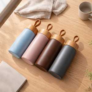 NatureCraft Wooden <b>Bottle</b> GreenSip Wood <b>Bottle</b> WoodWave Water <b>Bottle</b> EcoTimber <b>Bottle</b> - Product Image 2