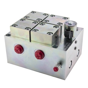 Dubbele Piloot Bediende Terugslagklep Dfl 6-10-18 F 2 Way Flow Divider Hydraulisch Slot Klep Stalen Dubbele Terugslagklep Met Blok - Product Image 4