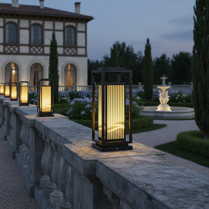 Lámpara de Jardín de Estilo Europeo Moderno, Luz Blanca Cálida 3500K, AC220V, Impermeable, para Exteriores, para Villa - Product Image 5