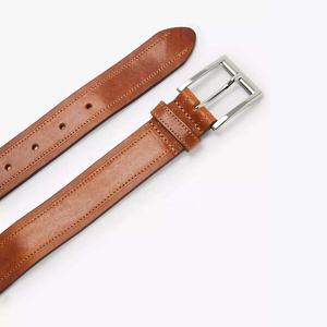 Ceinture en cuir suédé pour homme de qualité supérieure, boucle en alliage brossé classique, ceinture décontractée pour robe - Product Image 5