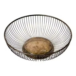 Corbeille à fruits moderne en fil de fer écologique, double niveau, support de rangement ouvert pour cuisine et table à manger, durable et léger - Product Image 4