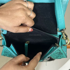 Sac à main pour femme en cuir véritable de vachette, multifonctionnel, de luxe, grande capacité, fait à la main, fermeture éclair, sac bandoulière mini - Product Image 6