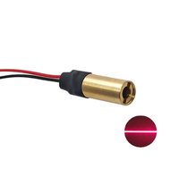 Nuevo Módulo Láser Rojo Zhonghe CE RoHS de 650nm y 1mW, Mini Diodo Industrial de 6x12mm con Enfoque Interno, Cabezal de Punto, 1 Año de Garantía