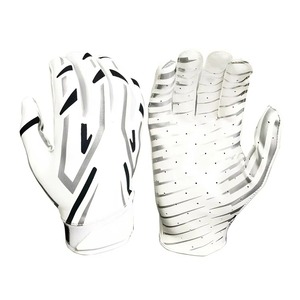Gants de football américain personnalisés pour hommes, légers, de qualité supérieure, antidérapants, haute adhérence, pour le sport - Product Image 1