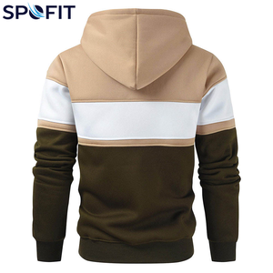 Sudaderas con Capucha de Invierno Transpirables de Alta Calidad 100% Algodón para Hombre, Tallas Grandes, con Diseño de Bolsillo, Color Sólido, Servicio Personalizable OEM/ODM - Product Image 2