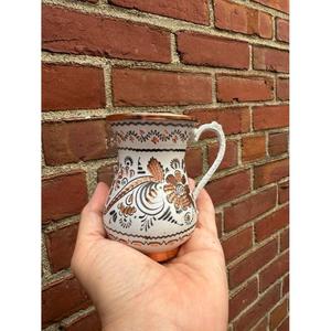 Taza de Té/Café de Cobre con Diseño Floral Blanco, Tazas Elegantes para Cafetería/Bar, Aptas para Lavavajillas, Estilo Moderno, Reutilizables, para Cerveza - Product Image 3