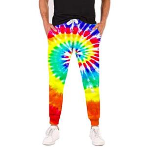 Joggers graphiques 3D personnalisés, motif fumée coloré, pantalon de sport décontracté, fumée créative - Product Image 3