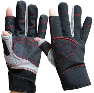 Gants de navigation professionnels en cuir toutes saisons avec une forte adhérence, fonction antidérapante, taille XL, durabilité inégalée pour les activités de plein air - Product Image 1