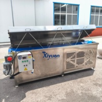 Automatische machine voor het vriesdrogen van kokoschips met chocoladecoating en koeltunnel met lage temperatuur voor fruitvoedingsfabrieken