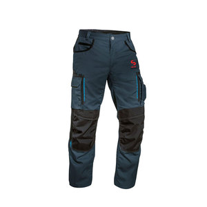 Pantalon cargo et pantalon de ville Solid Trader Street Wear, design fonctionnel, six poches, taille ajustable, élégant, tendance, confortable, doux - Product Image 1