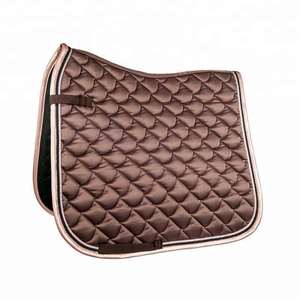 Free Sample Top Notch Basic All Purpose English Glitter Saddle Pad Equestrian Riding Pad Dressage Glitter Horse Riding Pads - Product Image 6