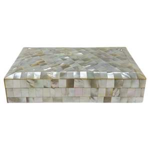 Magnifiques boîtes décoratives en nacre avec surface polie et lisse pour un style d'ameublement haut de gamme - Product Image 4