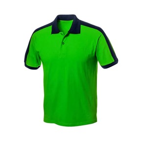 Vêtements de travail en polyester tricoté imprimé pour chemise avec col côtelé, logo personnalisé brodé pour adultes - Product Image 1