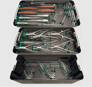 Boîte de Stérilisation pour Ensemble de Chirurgie de la Colonne Lombaire, en Acier Inoxydable de Haute Qualité, Durable, pour Procédures de Fixation Spinale Manuelle, Orthopédique - Product Image 5