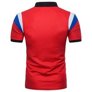 เสื้อโปโลสีพื้นแบบกำหนดเอง น้ำหนักเบา แขนสั้น สกรีนโลโก้ได้ ขายดี ระบายอากาศได้ดี มีไซส์ใหญ่ เสื้อโปโลผู้ชาย - Product Image 2