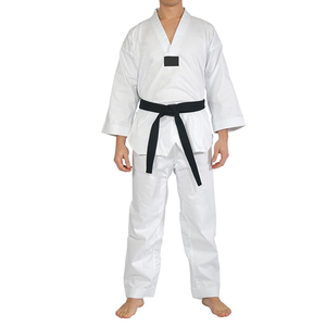 Uniforme de Taekwondo Traditionnel pour Hommes Adultes, 45% Coton, Uniforme de Taekwondo Personnalisé, Prix d'Usine, Service OEM pour Vêtements d'Arts Martiaux - Product Image 1
