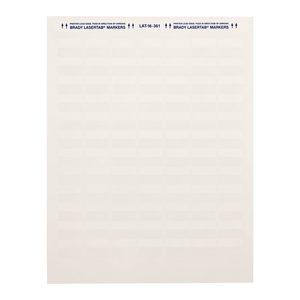 Étiquettes en polyester auto-laminantes Brady LaserTab pour l'identification des fils et câbles imprimés au laser - Product Image 2