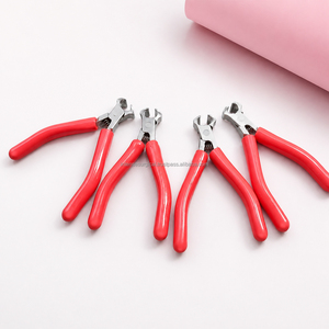 Alicates de corte de doble punta para joyería, con mango de PVC y resorte, herramienta para cortar alambre - Product Image 3