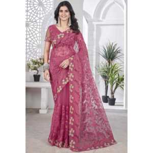 Sari de Diseño con Bordado y Pedrería para Fiestas, en la Categoría de Vestidos de Trabajo - Product Image 4