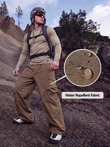 Pantalon cargo homme léger et résistant à l'eau, coupe décontractée, fournisseur en gros - Product Image 6