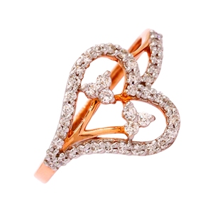 Bague d'anniversaire classique pour femme Djewels en diamant de laboratoire, or massif 14 carats, taille brillant rond, certifiée IGI & INGEMCO, vente en gros - Product Image 4